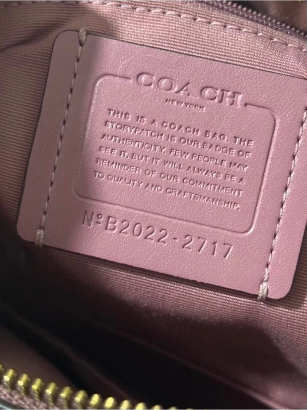 COACH Pink Floral Signature Canvas Satchel with Rose Trim - Picture 8 of 8